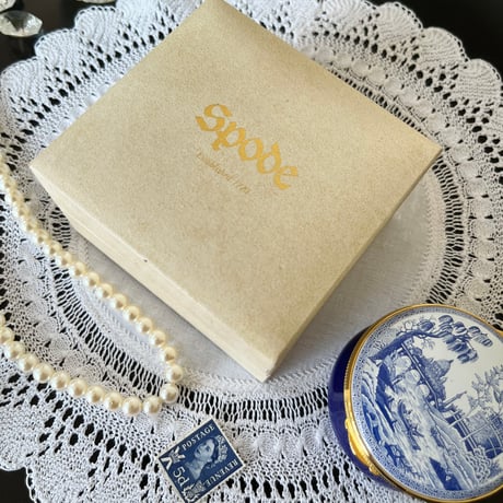 ●po-143/Spode ケース付き「Rome」エナメルボックス