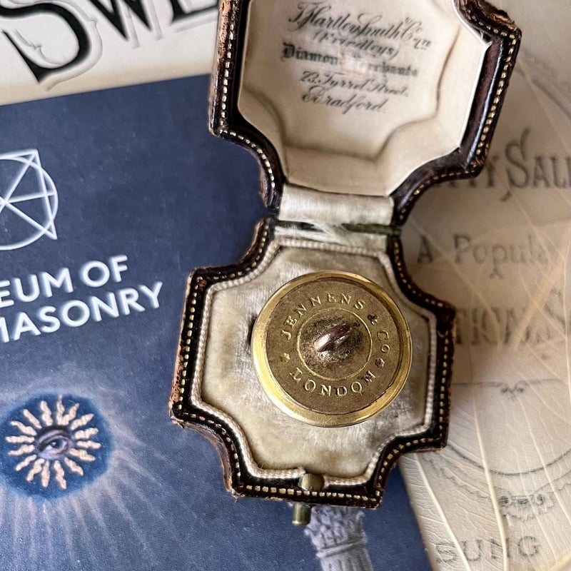 ○ab-326/フリーメイソンのアンティークボタン | PISKEY -イギリスの