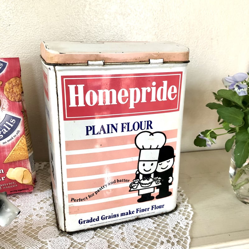 ○o-22/Homepride社フレッドくんの小麦粉缶 | PISKEY -イギリス ○o-22/Homepride社フレッドくんの小麦粉缶 | PISKEY -イギリス