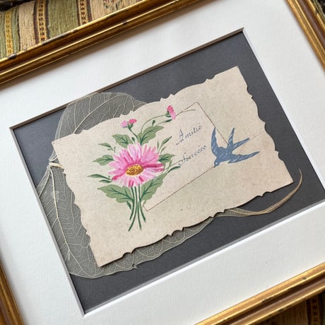 ※専用ページになります※ビンテージ/アンティークグリーティングカード・他2点 MATOKA（マトカ） OLD ENGLISH SAY HELLO グリーティングカード