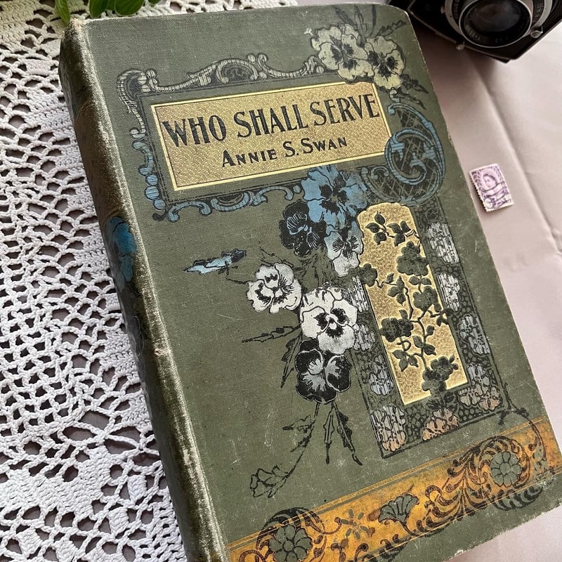 ○vp-15/ ヴィクトリアン パンジーの装丁本「WHO SHALL SERVE」 | PIS