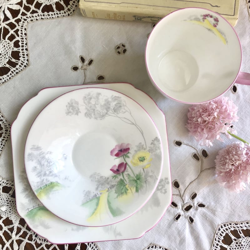 ○s-2/Shelley ポピーの散歩道 ティーカップトリオ | PISKEY