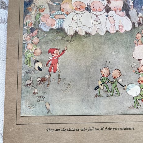 ●s-63/Mabel Lucie Attwell  1920年代「PETER PAN」の挿絵B/カラープレート