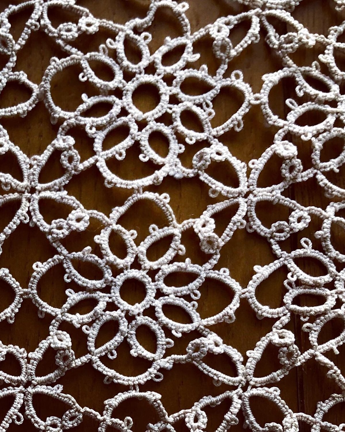 アンティーク タティングレース レアなレクタングル型ドイリー