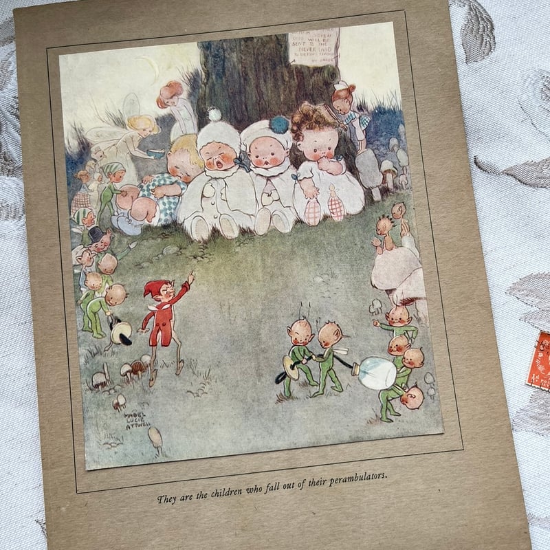 ○s-63/Mabel Lucie Attwell 1920年代「PETER PAN」の挿絵