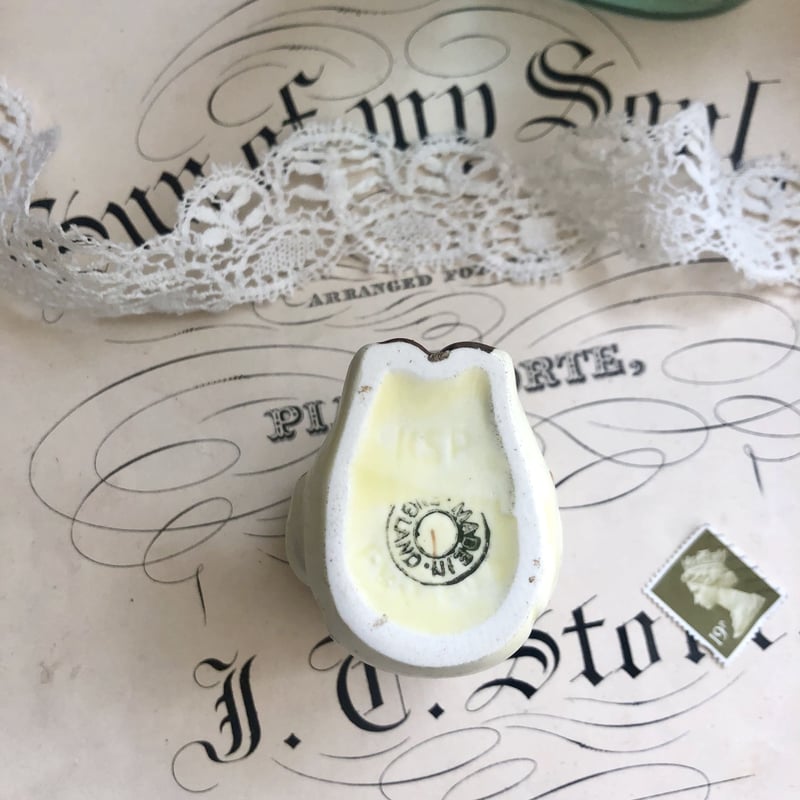 ○tb-7/テディベアの陶器製エッグスタンド | PISKEY -イギリスのふるい