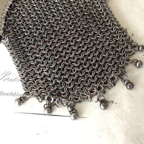 ●b－2/メタルメッシュ製のミニバッグ/パース