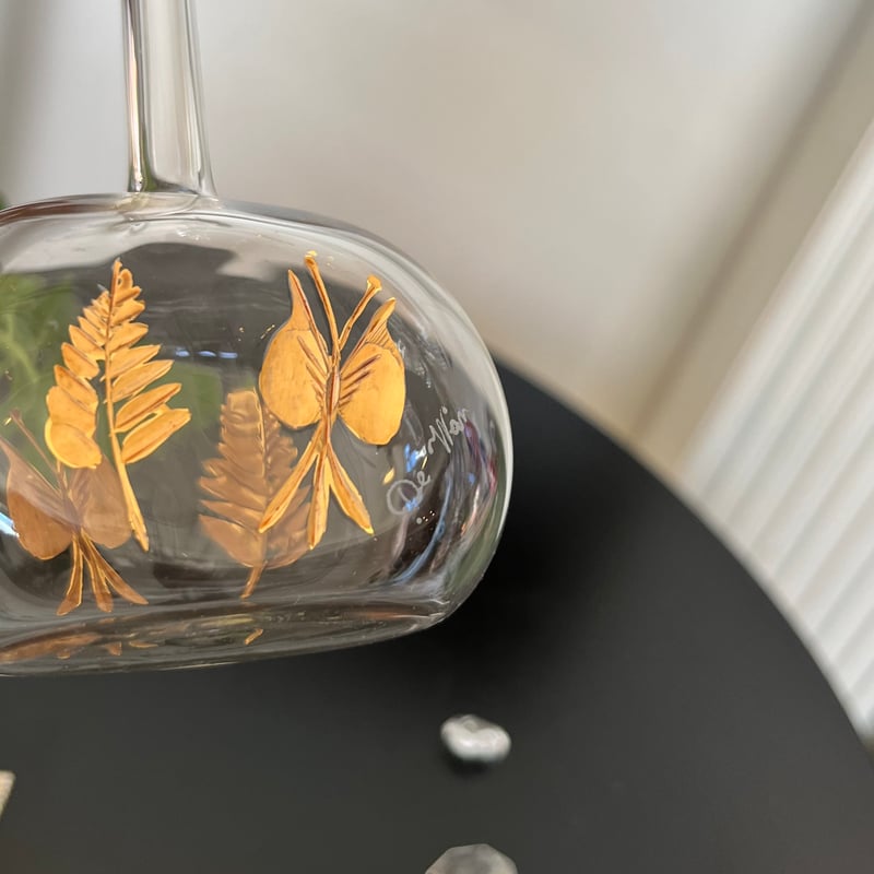 値引き済み　昭和レトロ 手吹きガラス  一輪挿し 値引き済み昭和レトロ 手吹きガラス 一輪挿し