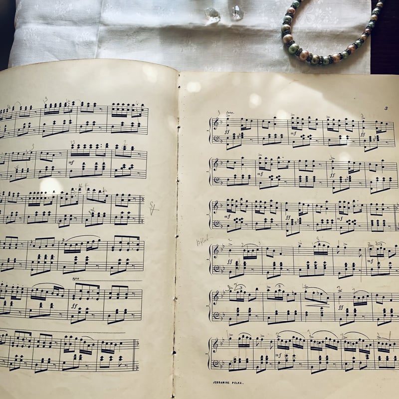 ○pg-10/ヴィクトリアンの楽譜「ジャスミン ポルカ」 | PISKEY