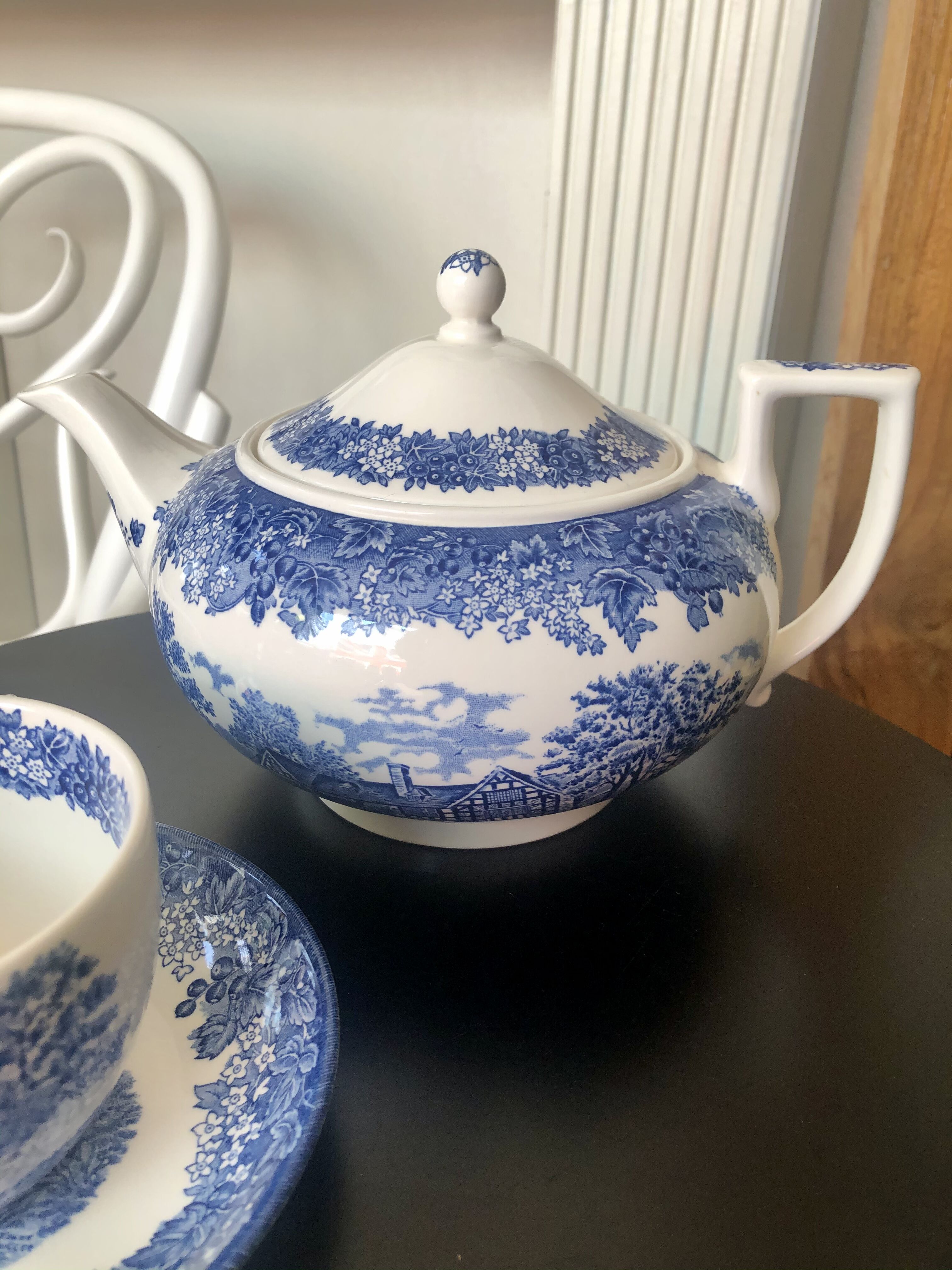○po-20/Wedgewood 「ロマンティックイングランド」ティーポット