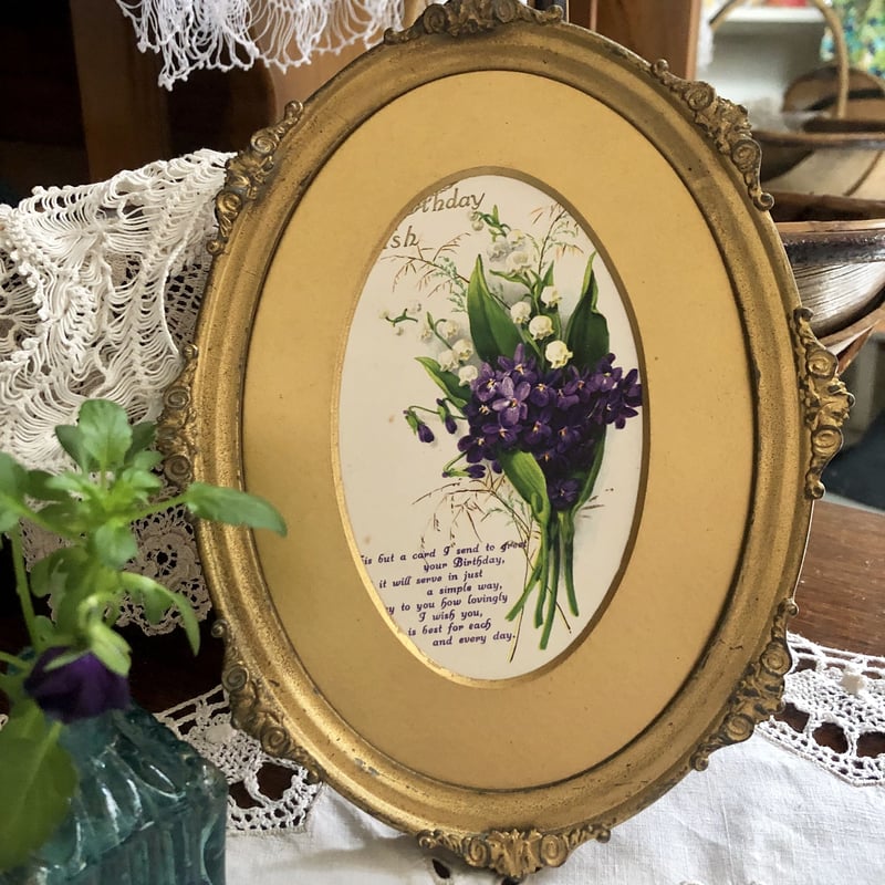 ○pg-5/スズランとすみれのポストカード/バースデー | PISKEY