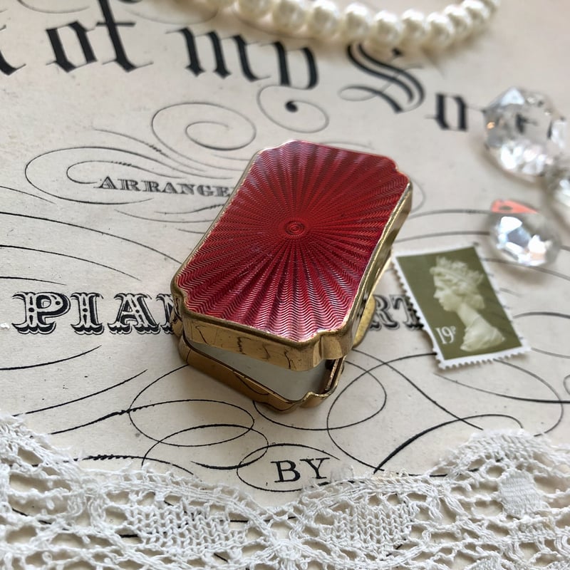 ○h-12/ストラットン社のエナメルのピルケース | PISKEY -イギリスの