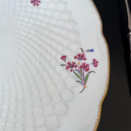 ●po-93/1870年代 MINTON ミントンの手描きのプレート