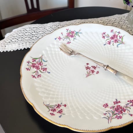 ●po-93/1870年代 MINTON ミントンの手描きのプレート