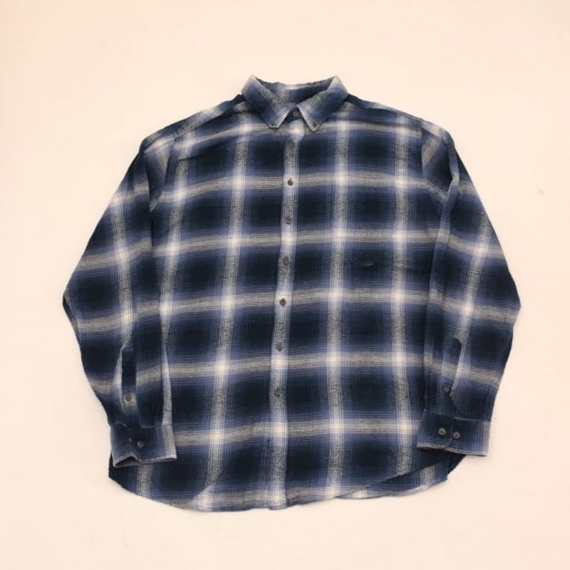 クラフトアンドバロー オンブレチェック フランネル Flannel Shirt