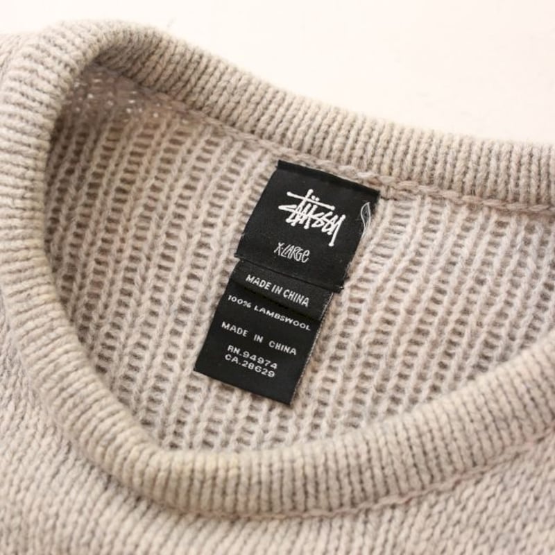 ステューシー ウールニット ダイヤ柄 Stussy Diamond Pattern ステューシー ウールニット ダイヤ柄 Stussy Diamond Pattern
