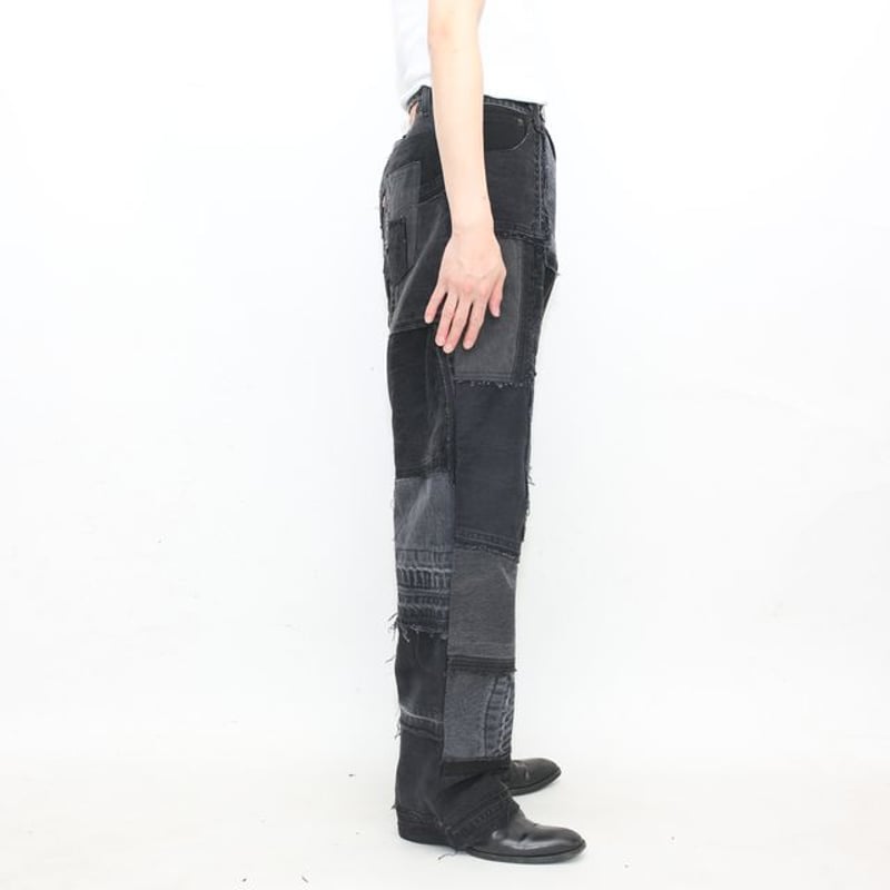 リーバイス 541パッチワーク リメイク デニムパンツ Levi's リーバイス 541パッチワーク リメイク デニムパンツ Levi's