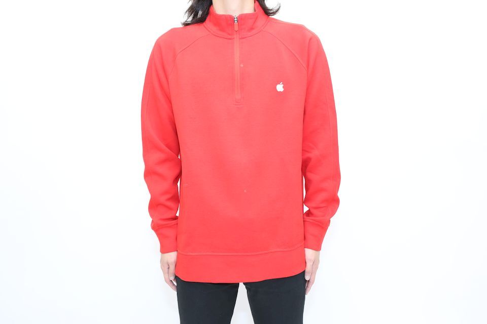 アップル社 ハーフジップ フリース Apple# | Blue
