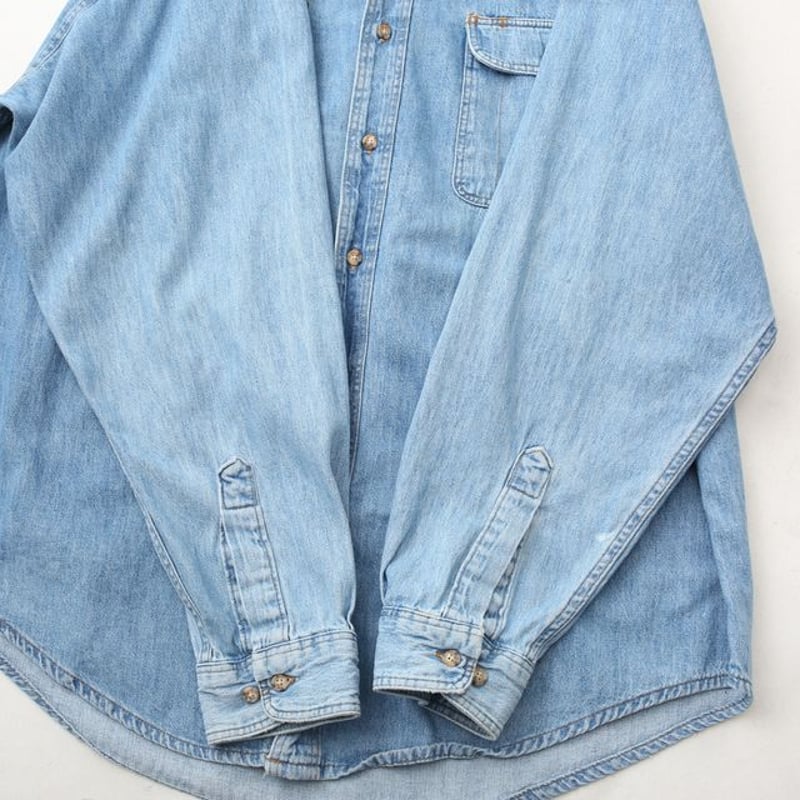90's ギャップ ダンガリーシャツ Old Gap Dungaree L/S Shirt# 90's ギャップ ダンガリーシャツ Old Gap Dungaree L/S Shirt#
