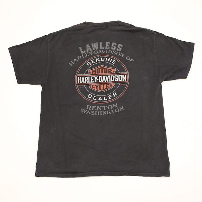ハーレー ダビッドソン Tシャツ Harley Davidson T-shirt# | Blue