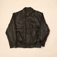 70’s〜80’s シングル ブラック レザージャケット Single Black Leather Jacket