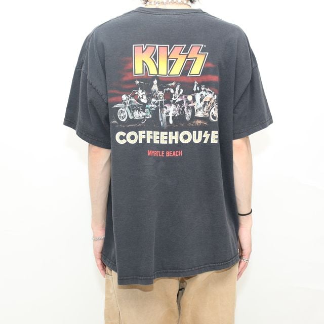 キッス コーヒーハウス Tシャツ KISS COFFEHOUSE T-shirt | Blue