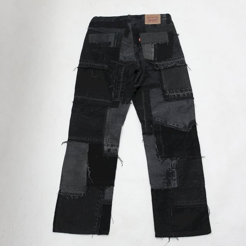 リーバイス パッチワーク リメイク デニムパンツ Levi's リーバイス パッチワーク リメイク デニムパンツ Levi's