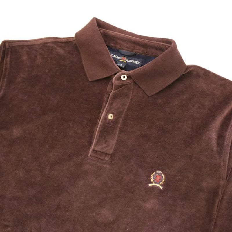 トミーヒルフィガー ベロア ポロシャツ Tommy Hilfiger Velour Polo