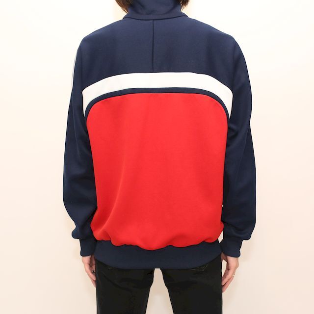 80's アディダス トラックジャケット Adidas Track Jacket# | Blue