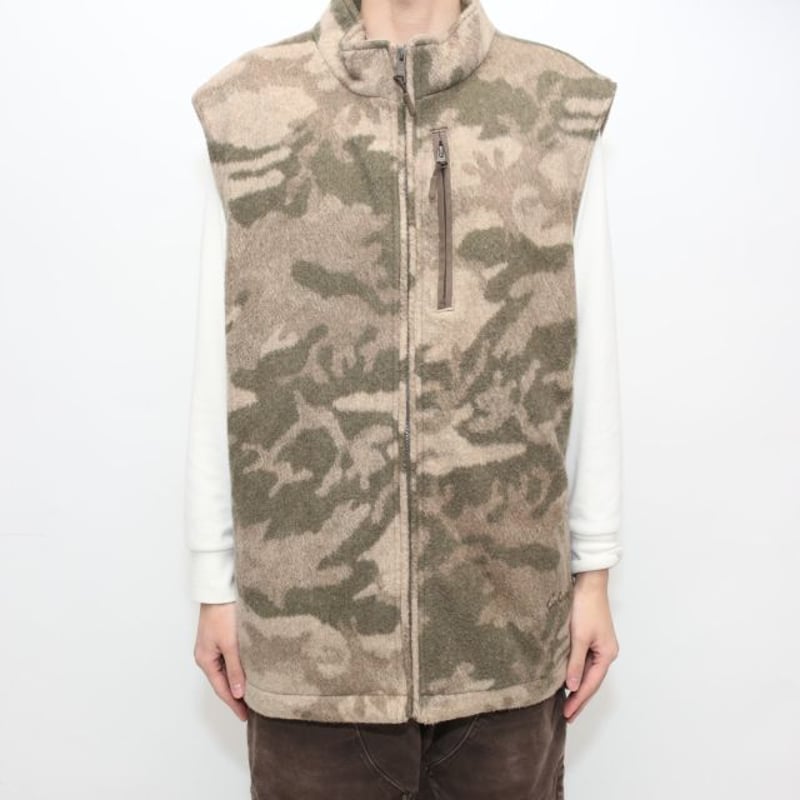 カベラス 迷彩 フリース ベスト Cabela's Camouflage Patterned 