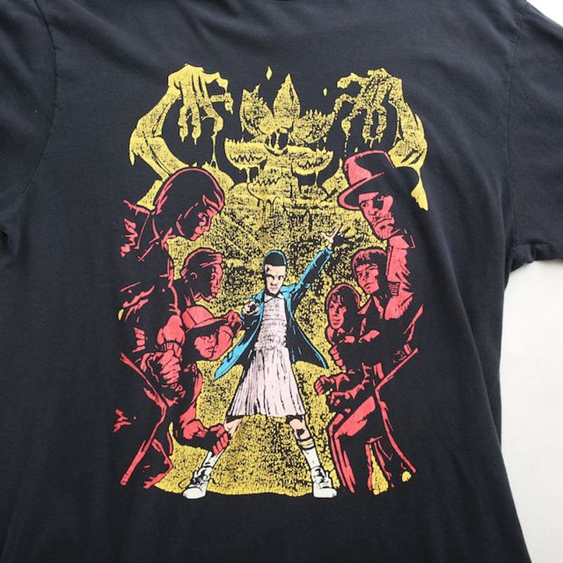 ストレンジャーシングス Tシャツ Stranger Things T-Shirt# | Blue ストレンジャーシングス Tシャツ Stranger Things T-Shirt# | Blue