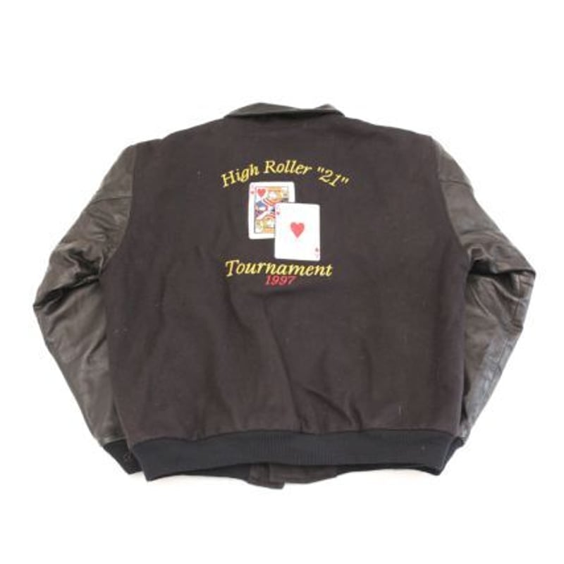 90s ゴールデンベア スタジャン Golden Bear Black Varsity Jac 90s ゴールデンベア スタジャン Golden Bear Black Varsity Jac