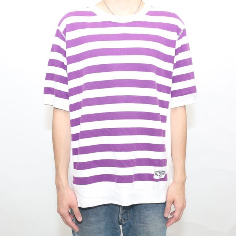 ステューシー ボーダーTシャツ Stussy Border T-shirt | Blue ステューシー ボーダーTシャツ Stussy Border T-shirt | Blue