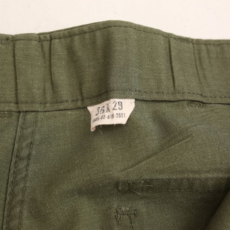 80's U.S.ARMY ベイカーパンツ ジッパー 軍パン Military Utility