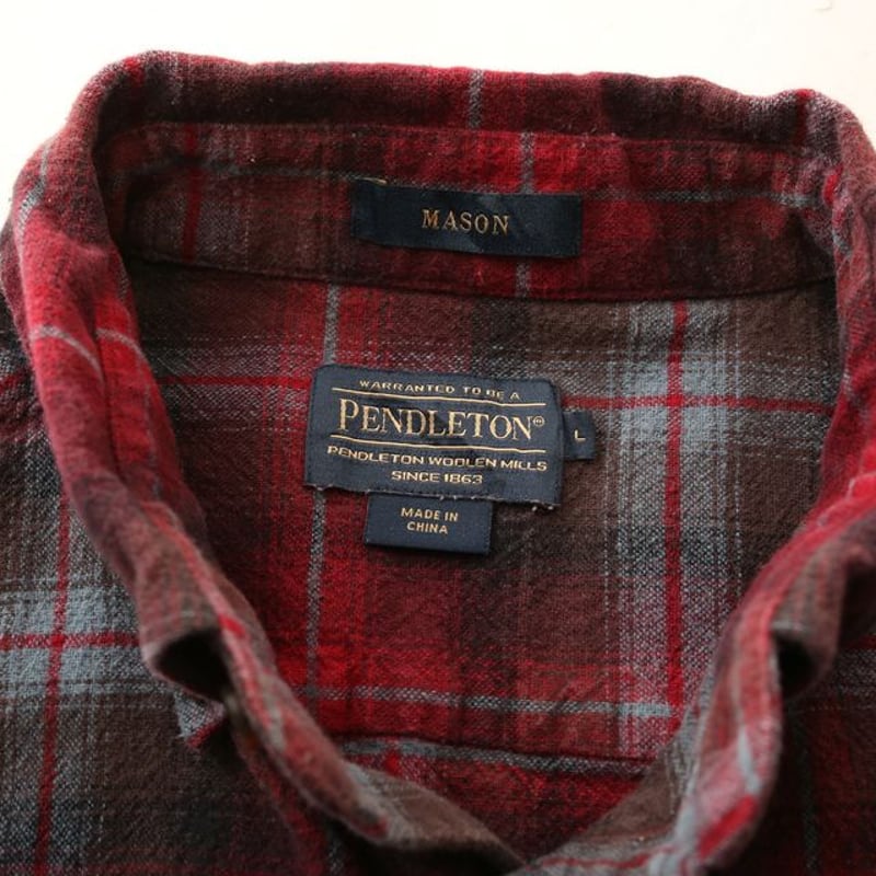 ペンドルトン コットン チェック柄 長袖シャツ Pendleton Cotton ペンドルトン コットン チェック柄 長袖シャツ Pendleton Cotton