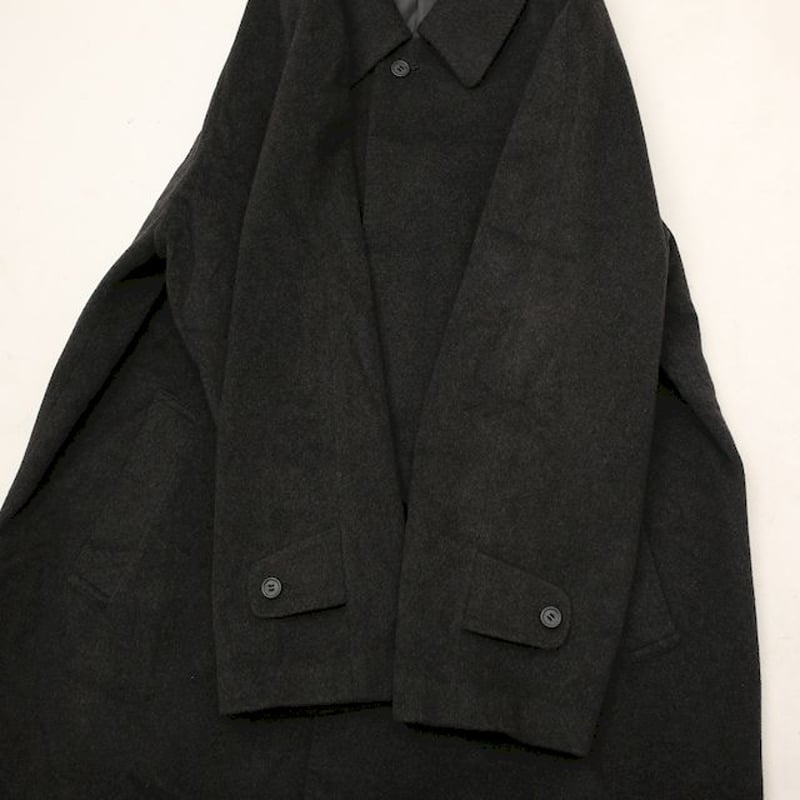 カシミヤ ウール ステンカラーコート Cashmere Wool Balmacaan カシミヤ ウール ステンカラーコート Cashmere Wool Balmacaan