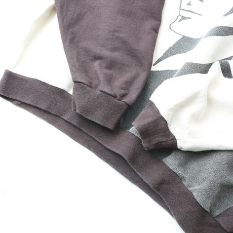 80's UMEN Studio バイカラー スウェットシャツ Bicolor Sweat Shirt#