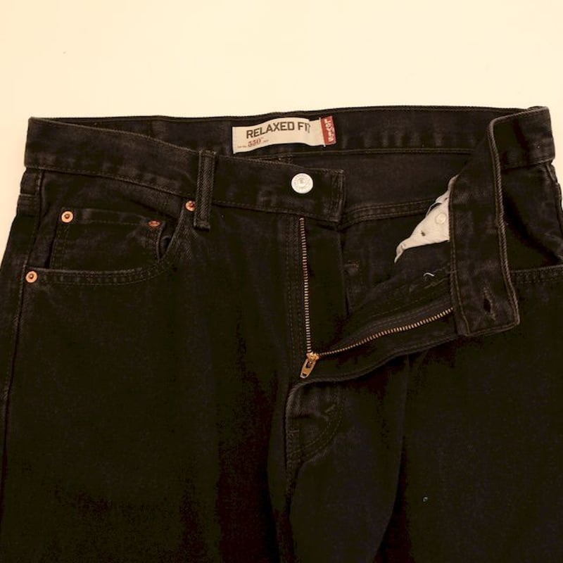 リーバイス 550 ブラックデニムパンツ Levi's Black Denim # |