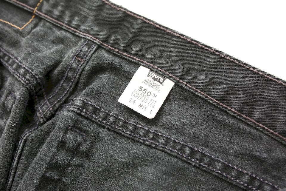 リーバイス 550 ブラック デニム パンツ Levi's | Blue