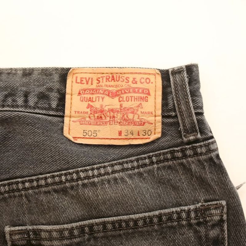 リーバイス 505 ブラック デニム パンツ Levi's | Blue リーバイス 505 ブラック デニム パンツ Levi's | Blue