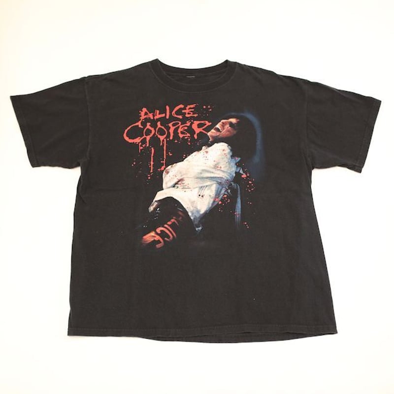 アリス・クーパー 白① Tシャツ XL ALICE COOPER