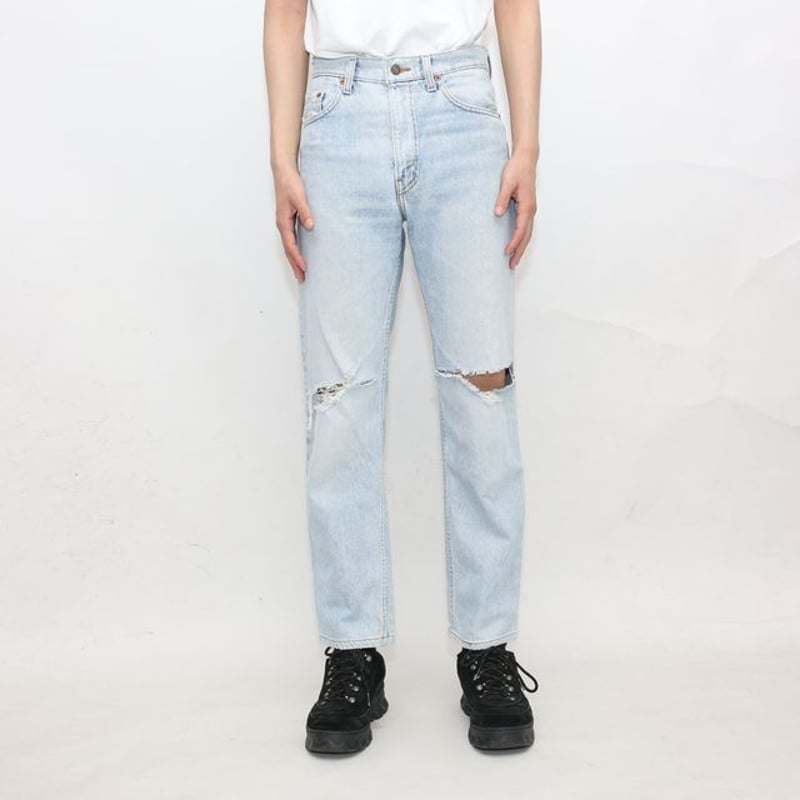 90's アメリカ製 リーバイス 510 ダメージデニム パンツ Levi's 90's アメリカ製 リーバイス 510 ダメージデニム パンツ Levi's