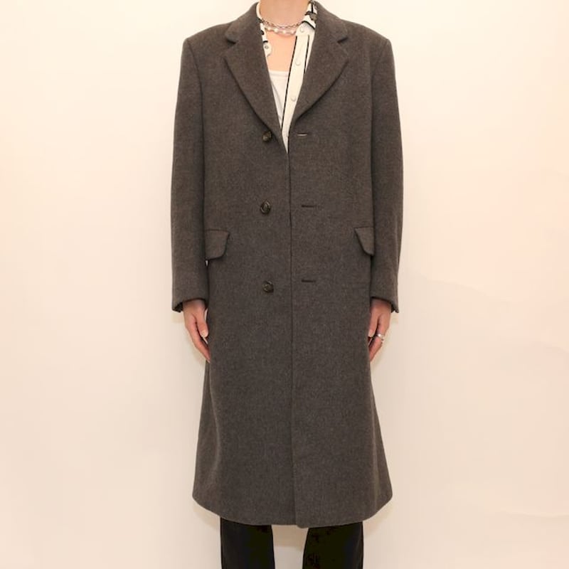 ウール チェスター コート英国製 Wool Chester Coat Made in Engl ウール チェスター コート英国製 Wool Chester Coat Made in Engl