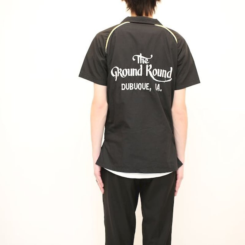 Vintage Bowling S/S Shirt（ボーリングシャツ）ライトブルー/サイズM 