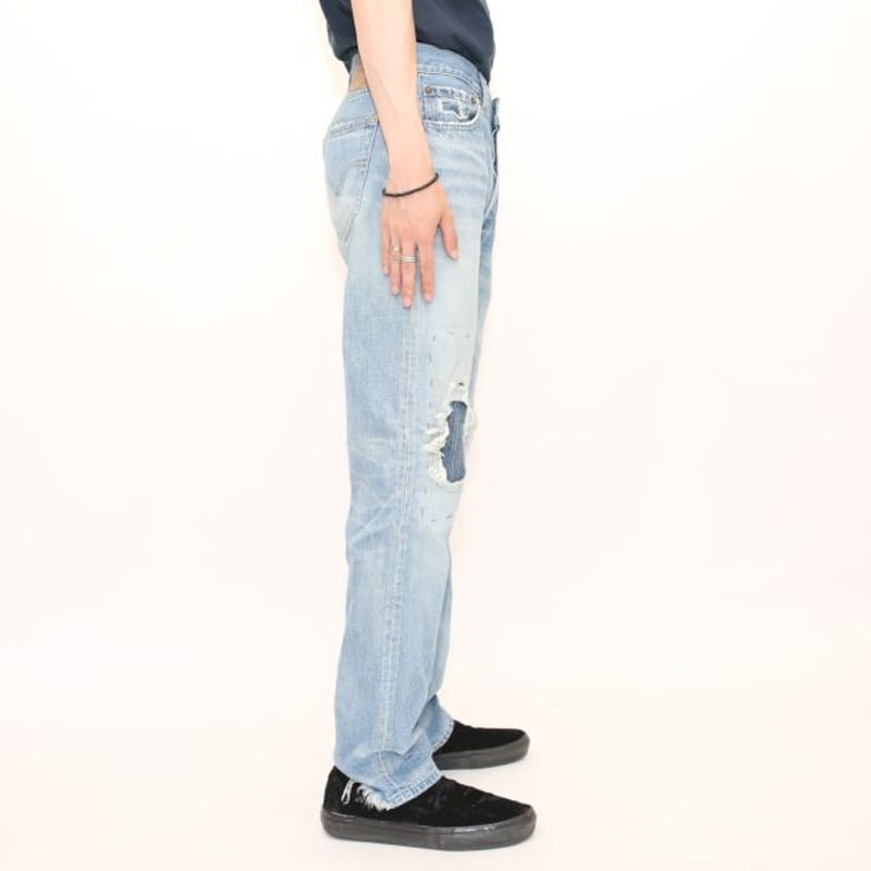 リーバイス501 リペア ダメージデニム Levi's 501 Repair | Blue リーバイス501 リペア ダメージデニム Levi's 501 Repair | Blue