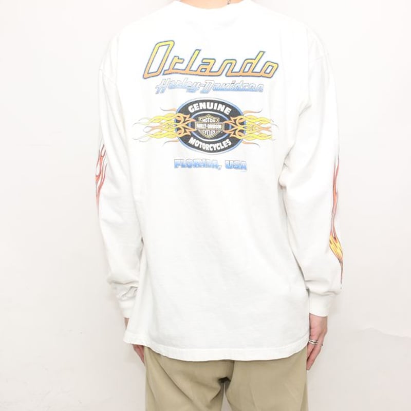 ハーレーダビッドソン ロンT Harley Davidson L/S T-Shirt# | Blue ハーレーダビッドソン ロンT Harley Davidson L/S T-Shirt# | Blue