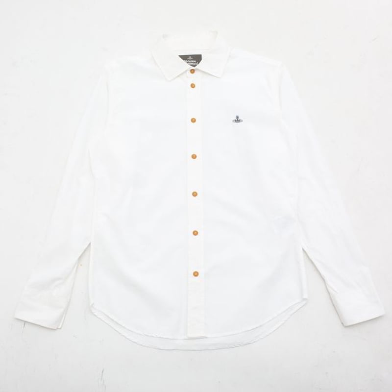 ヴィヴィアンウエストウッド コットン 白 シャツVivienne ヴィヴィアンウエストウッド コットン 白 シャツVivienne