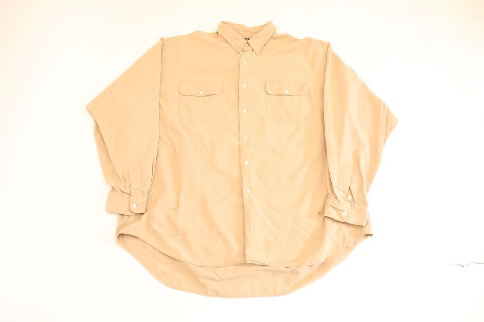 ポロラルフローレン シルク混 長袖シャツ　Polo Ralph Lauren Silk×Cotton L/S Shirts#