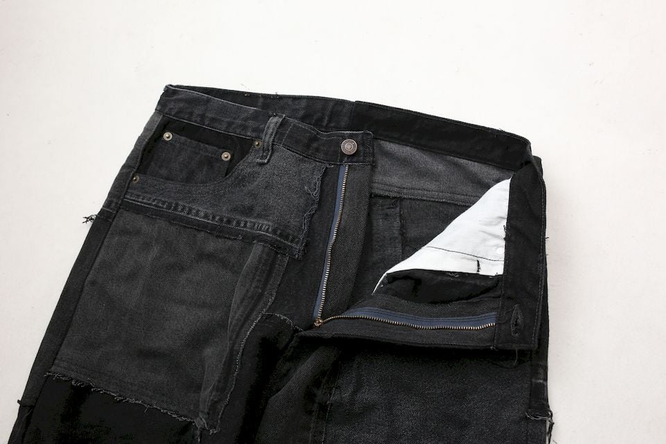 リーバイス パッチワーク リメイク デニムパンツ Levi's リーバイス パッチワーク リメイク デニムパンツ Levi's