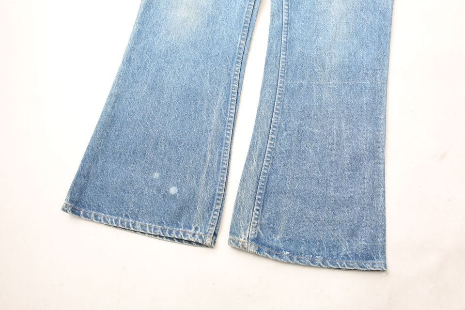 Levis 646 ダメージデニム　フレア　ブーツカット Levi's】リーバイス フレアデニム ブーツカット 濃紺 646 28